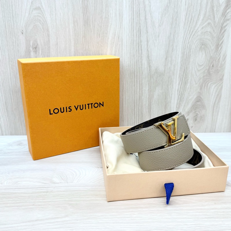 LV 原花Initiales 30毫米雙面皮帶M0696W-1