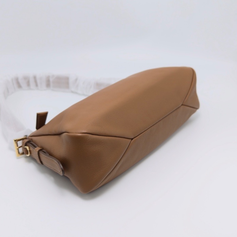 PRADA 焦糖色扣 Aimee中號肩背腋下hobo包 30*18*9 全新閒置配件塵袋-5