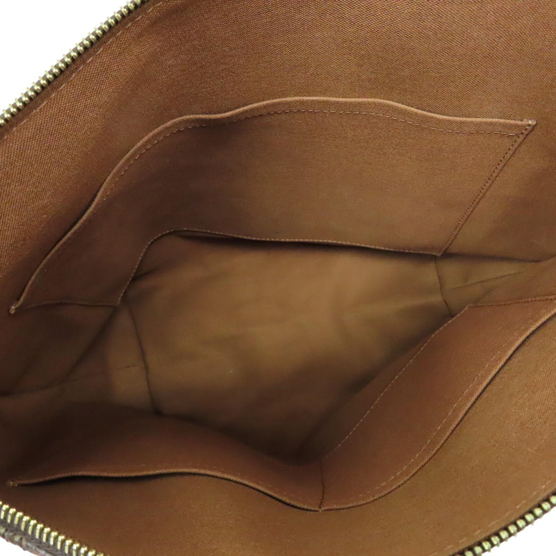 棕色 原花帆布 Totally MM 肩背包【LOUIS VUITTON LV 路易威登】 M56689-4