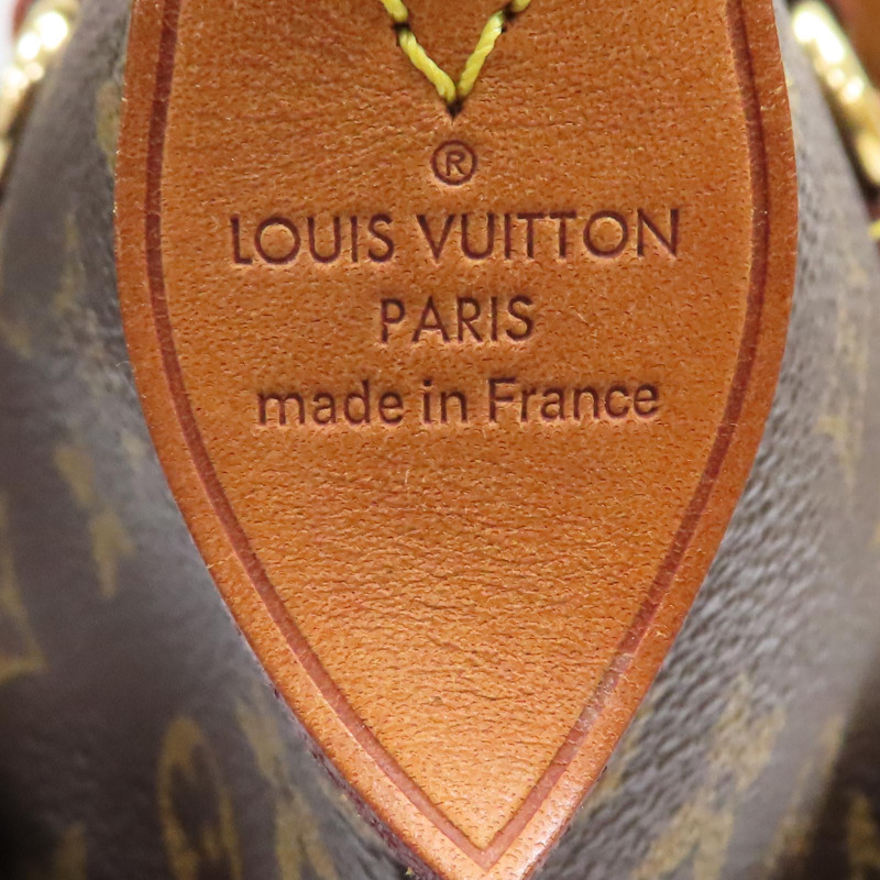 棕色 原花帆布 Totally MM 肩背包【LOUIS VUITTON LV 路易威登】 M56689-8