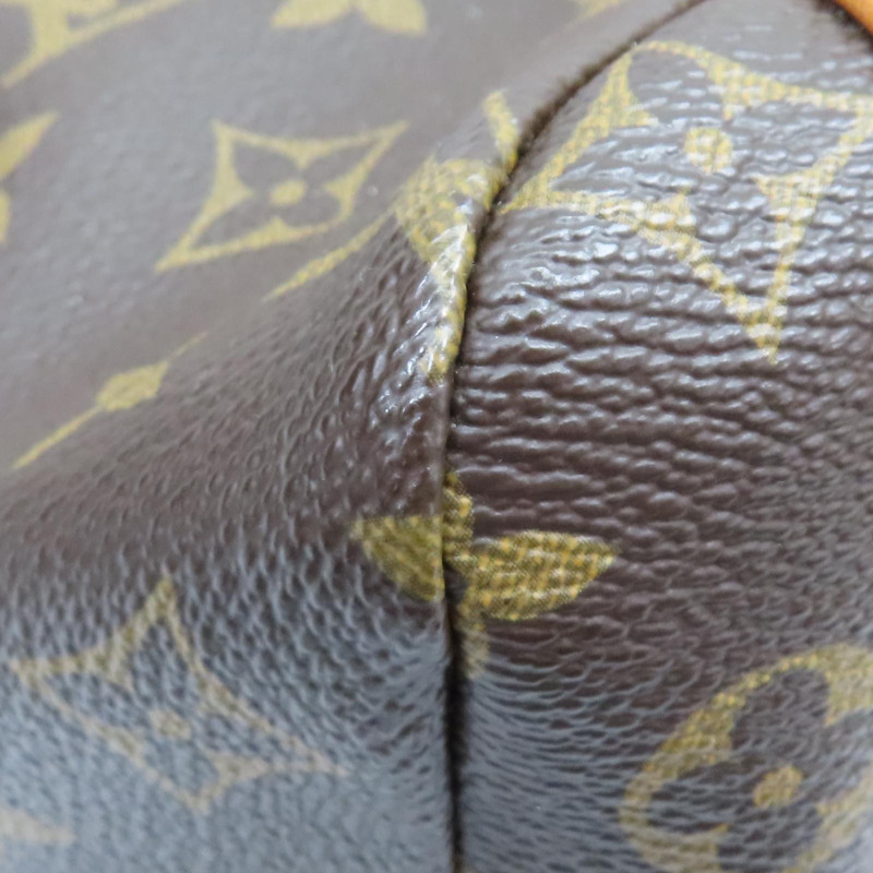 棕色 原花帆布 Totally MM 肩背包【LOUIS VUITTON LV 路易威登】 M56689-12