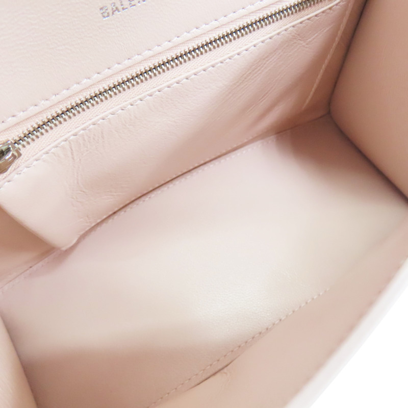 粉色 牛皮 Hourglass 兩用包【BALENCIAGA 巴黎世家】 593546-4