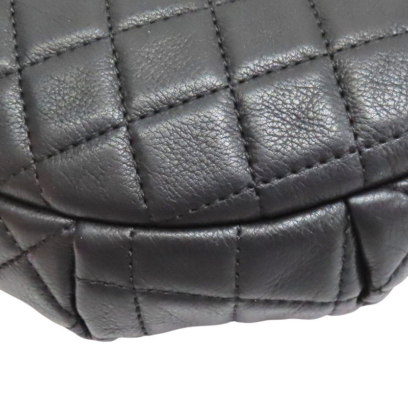 黑色 菱格紋 牛皮 腰包【CHANEL 香奈兒】 AS4860-12