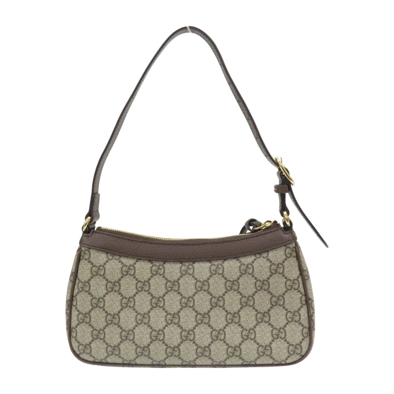 棕色 GG Supreme帆布 肩背包 735145【GUCCI 古馳】 735145-1
