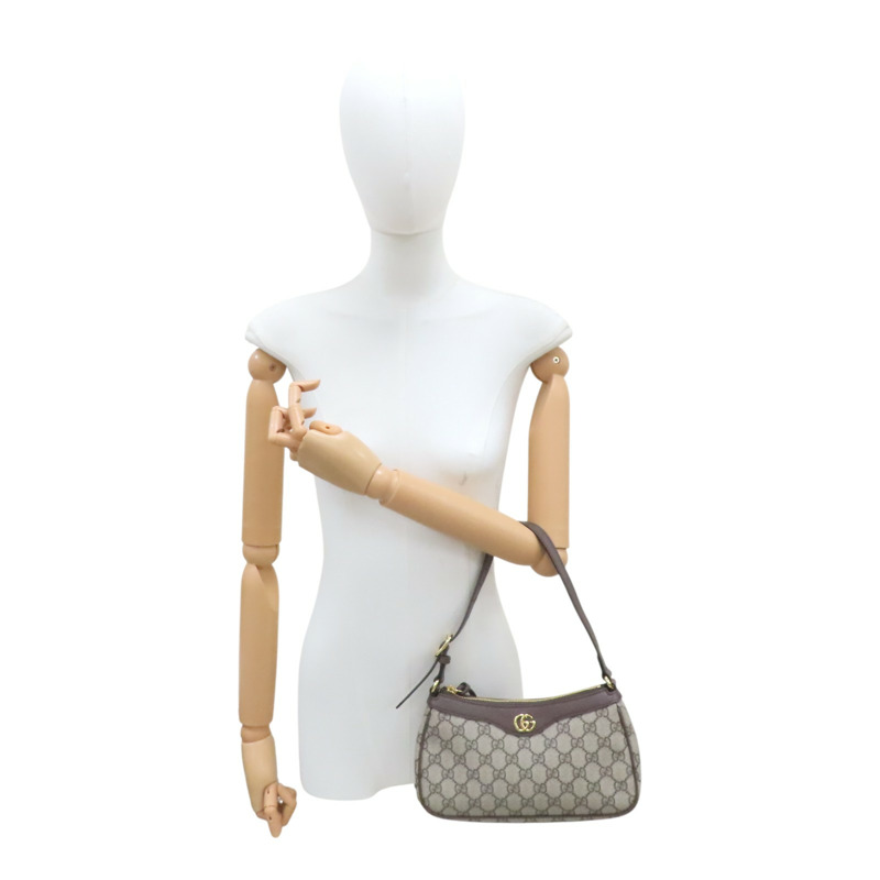 棕色 GG Supreme帆布 肩背包 735145【GUCCI 古馳】 735145-11