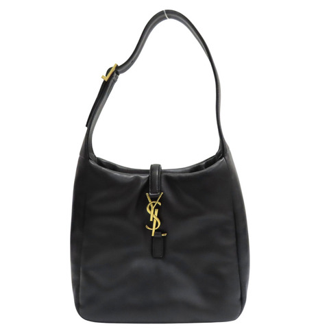 黑色 羊皮 肩背包【SAINT LAURENT YSL 聖羅蘭】 763480