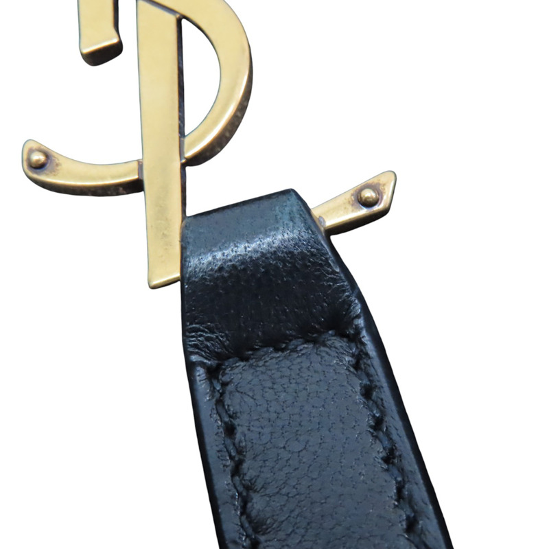 黑色 羊皮 肩背包【SAINT LAURENT YSL 聖羅蘭】 763480-15