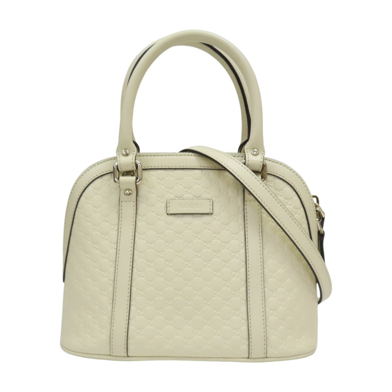 米色 壓紋牛皮 兩用包 449654【GUCCI 古馳】 449654-0