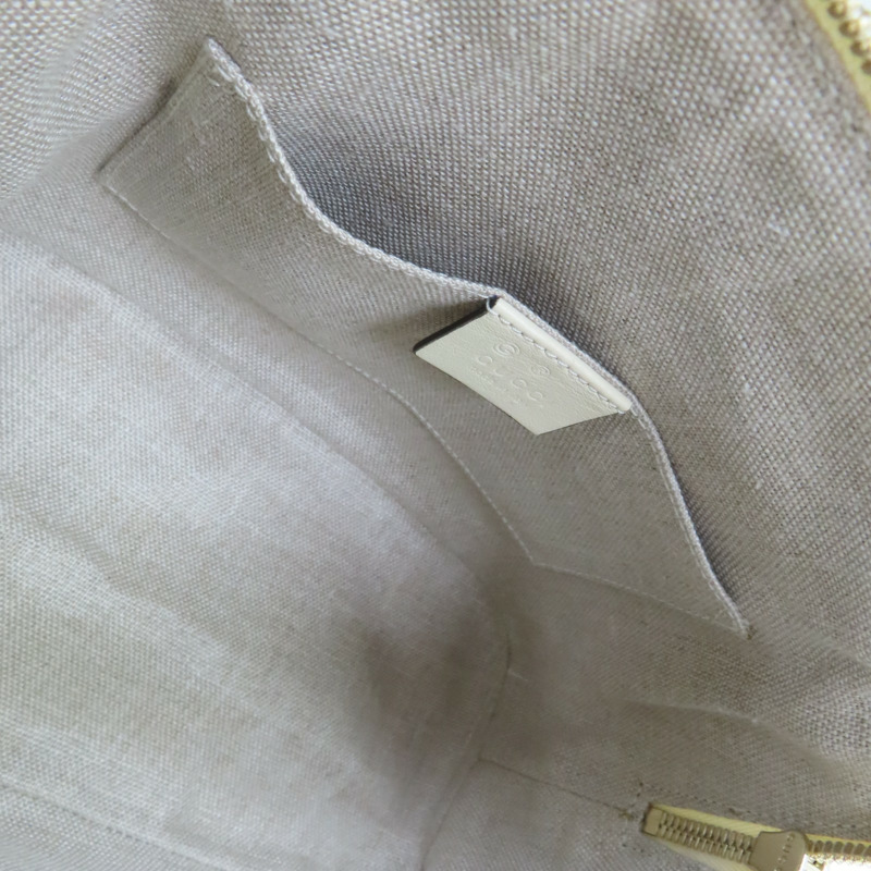 米色 壓紋牛皮 兩用包 449654【GUCCI 古馳】 449654-4