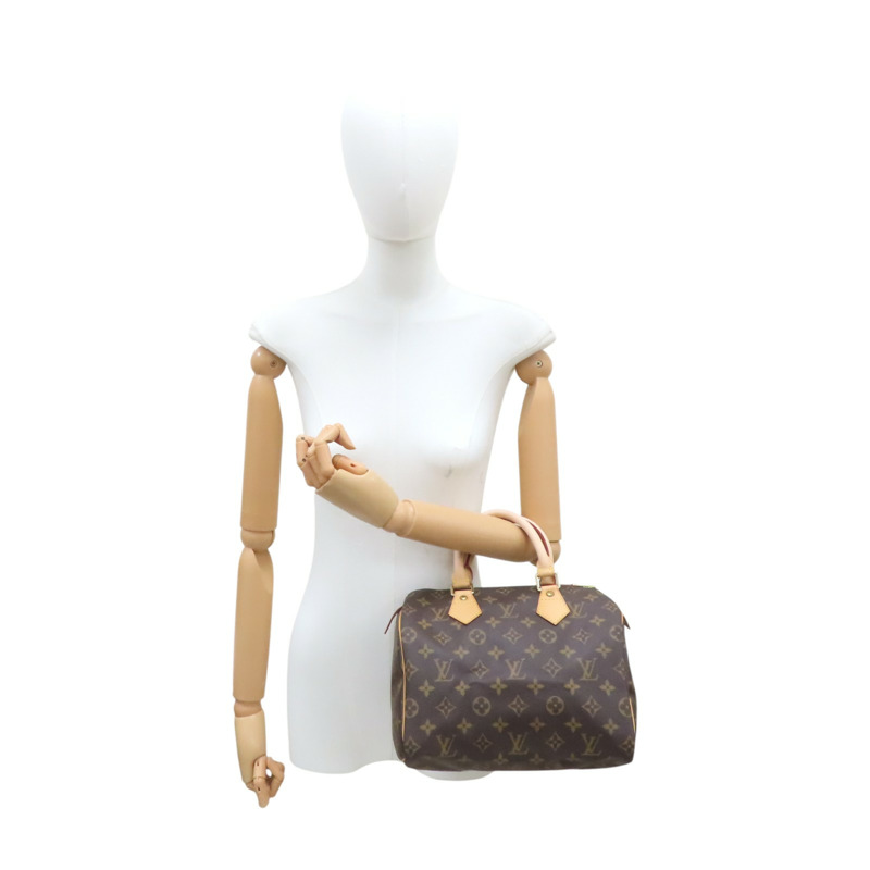 棕色 原花帆布 Speedy 25 手提包 M141582【LOUIS VUITTON LV 路易威登】 M141582-10