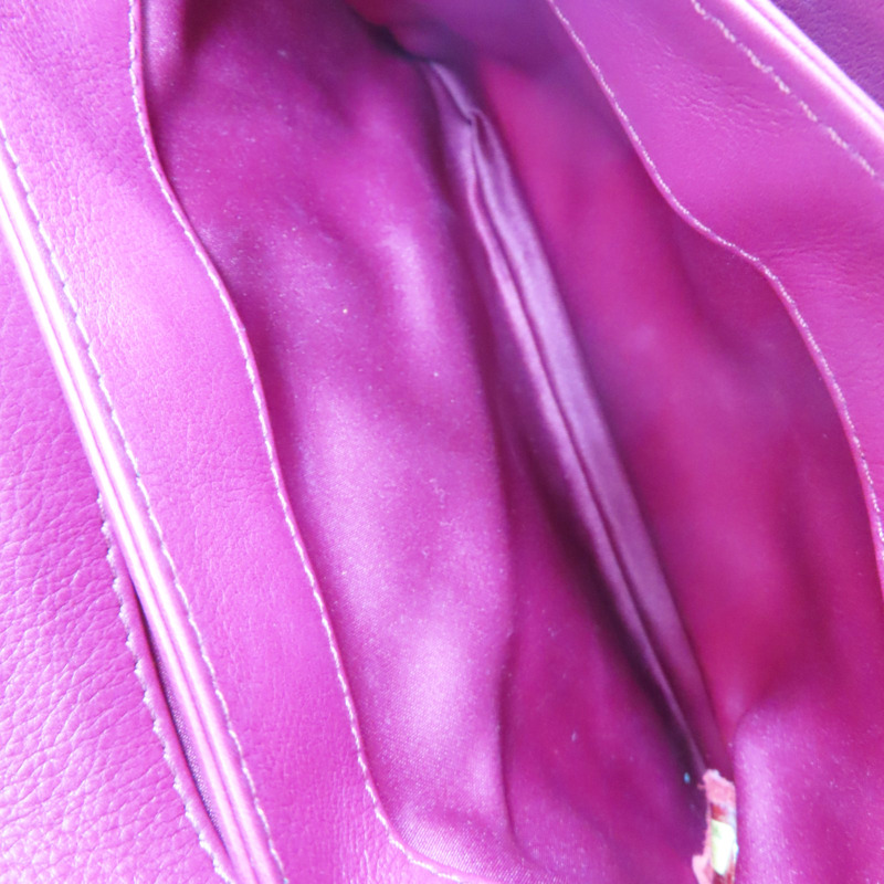 紅色 牛皮 鏈背包 銀釦【CHANEL 香奈兒】-4