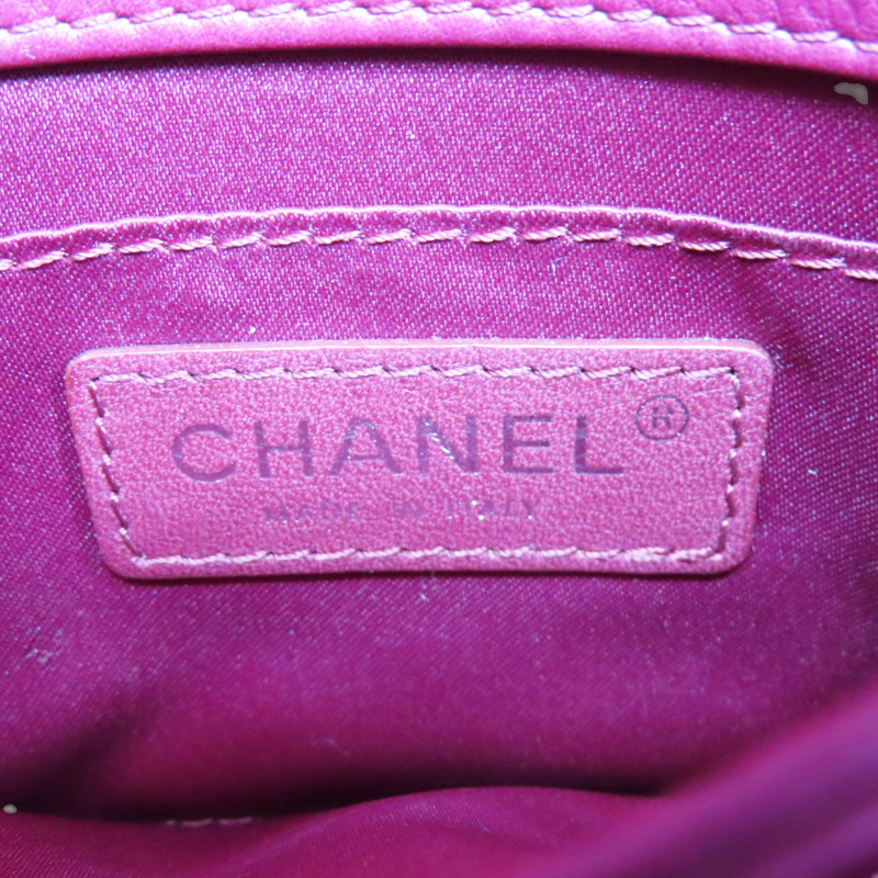 紅色 牛皮 鏈背包 銀釦【CHANEL 香奈兒】-6