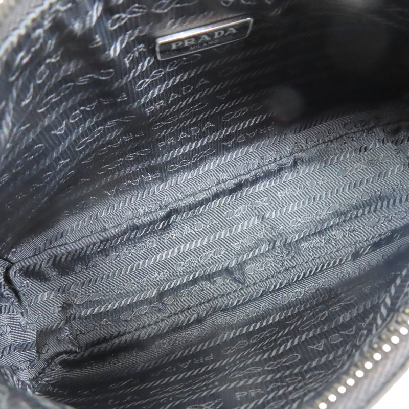 黑色 尼龍 肩背包【PRADA 普拉達】 1BH204-4