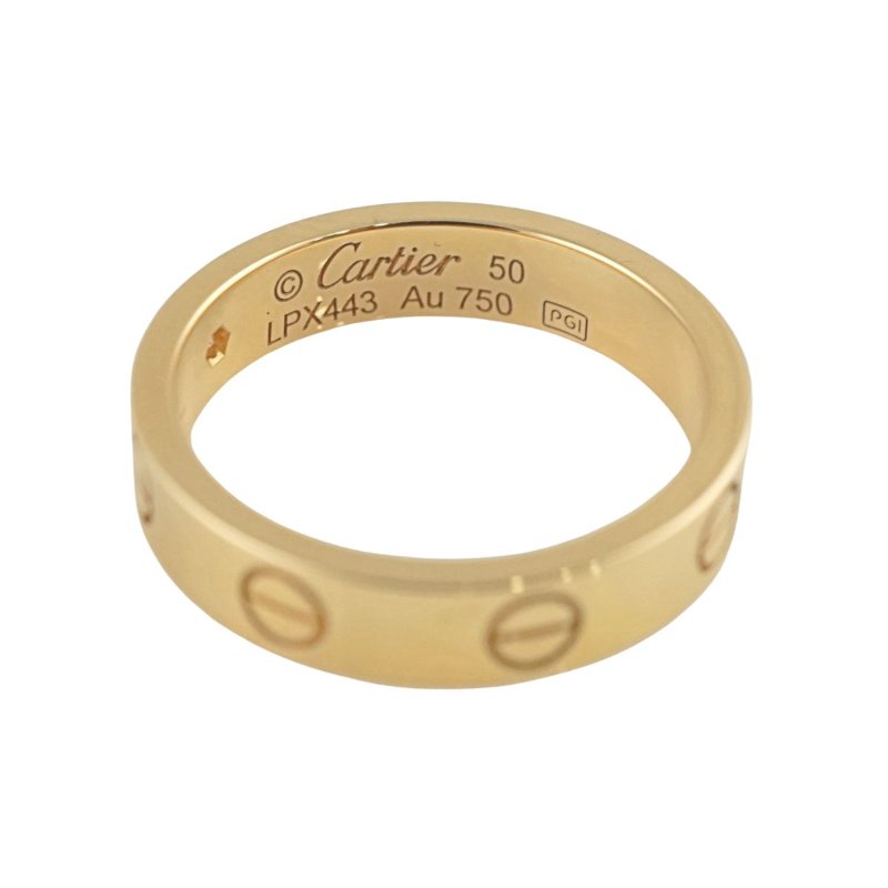 Cartier 卡地亞 LOVE玫瑰金鑲鑽戒指 鑽戒 (附購證)-7