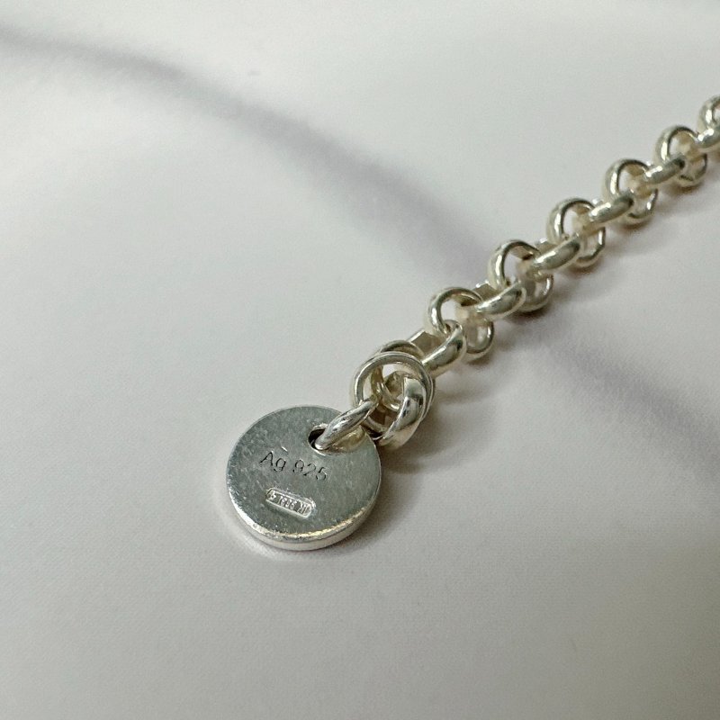 GUCCI 雙G 925純銀項鍊-5