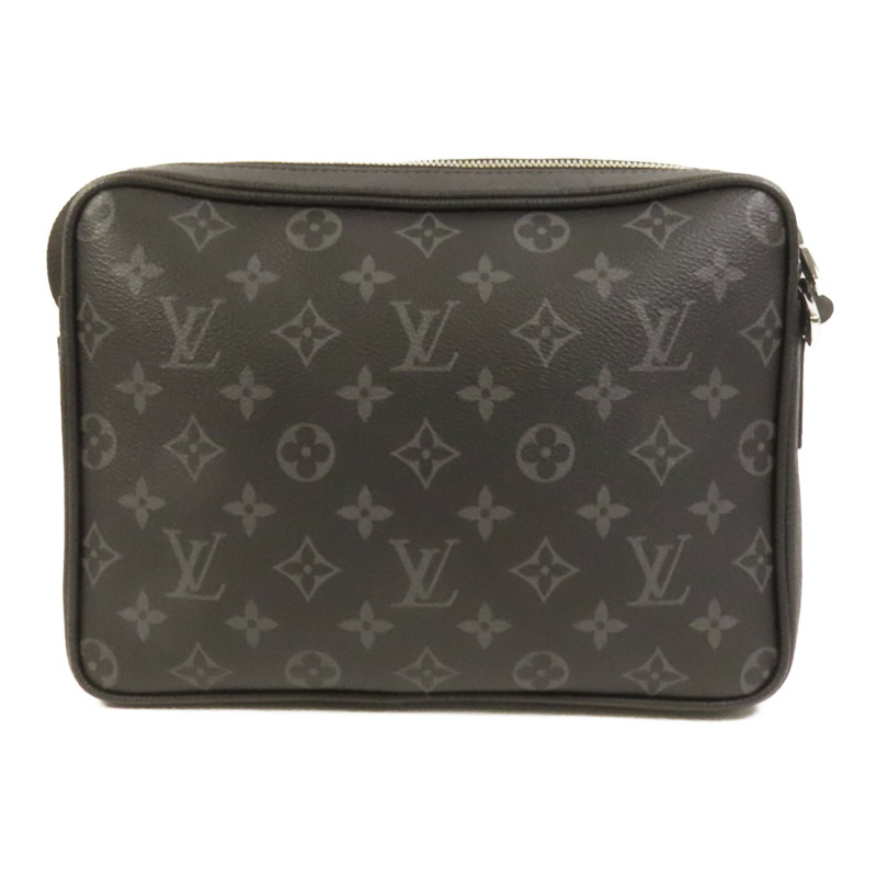 LOUIS VUITTON Monogram Eclipse Outdoor Messenger銀扣肩背袋-1