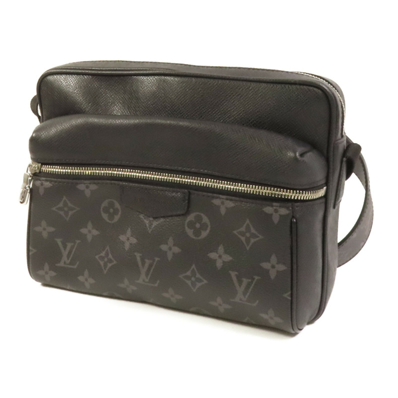 LOUIS VUITTON Monogram Eclipse Outdoor Messenger銀扣肩背袋-2