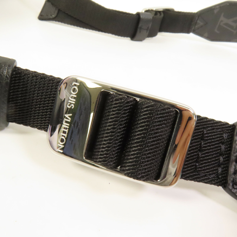 LOUIS VUITTON Monogram Eclipse Outdoor Messenger銀扣肩背袋-5