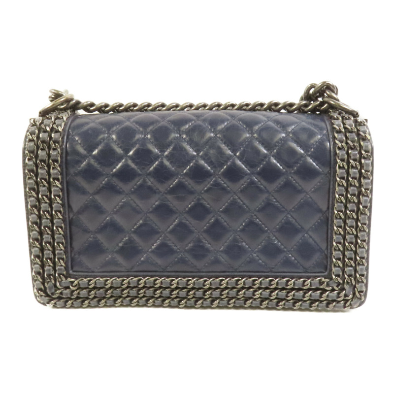 CHANEL 牛皮皮革Boy 25肩背袋-1