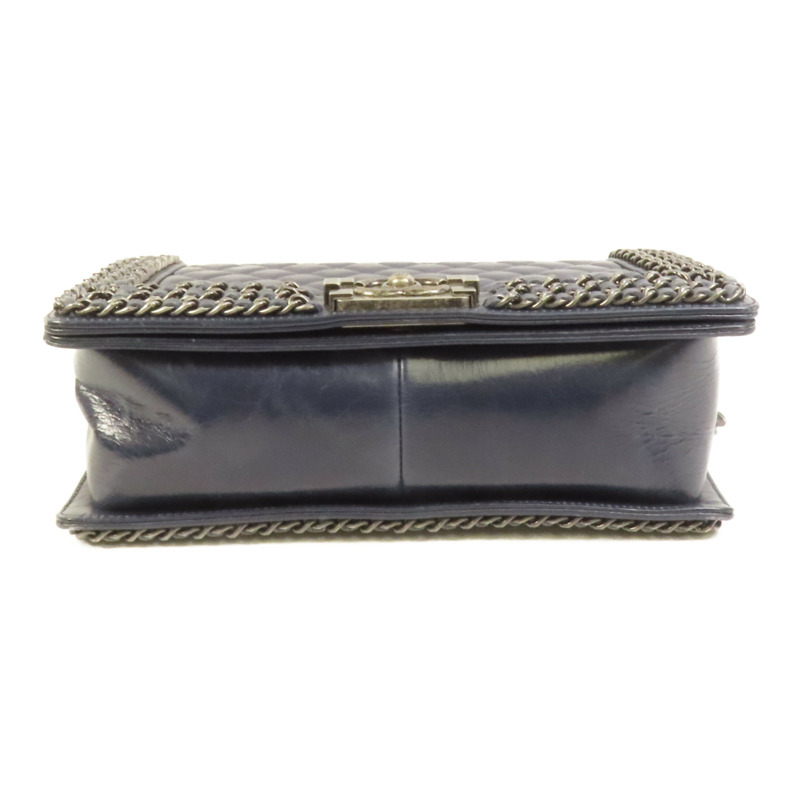 CHANEL 牛皮皮革Boy 25肩背袋-3