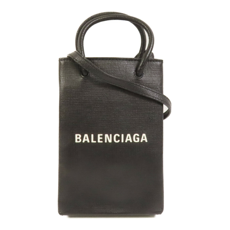 BALENCIAGA 牛皮皮革Phone Holder肩背袋-0