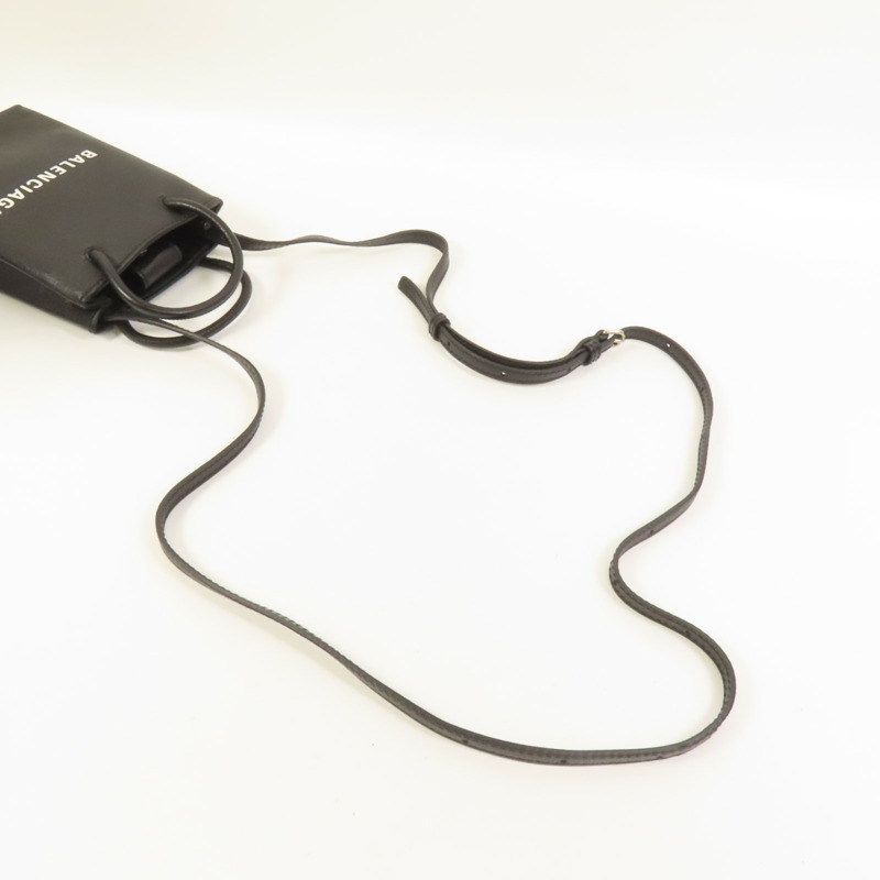 BALENCIAGA 牛皮皮革Phone Holder肩背袋-5
