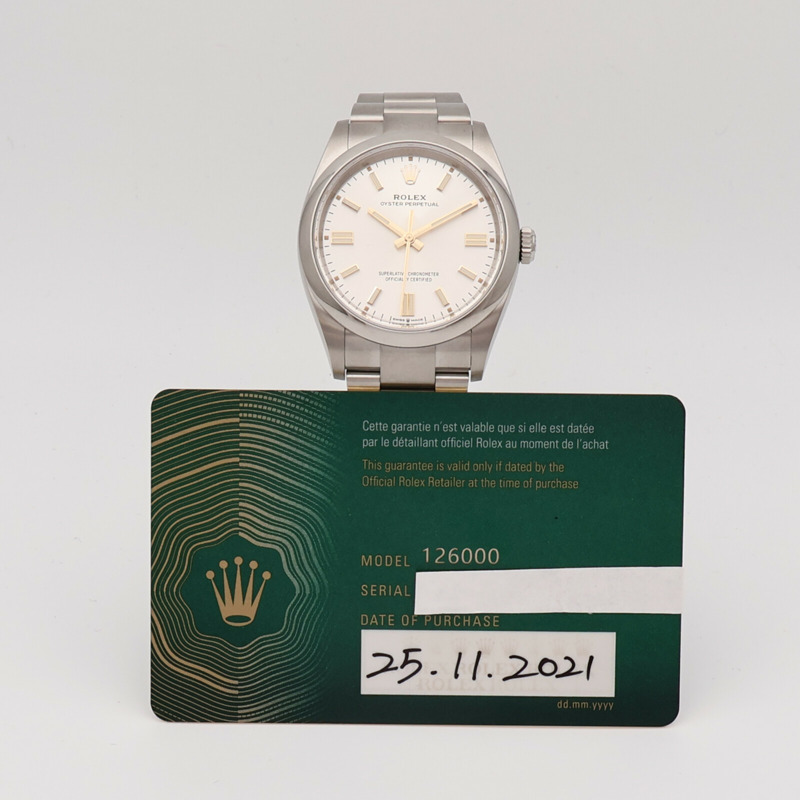 ROLEX Oyster Perpetual 126000-20