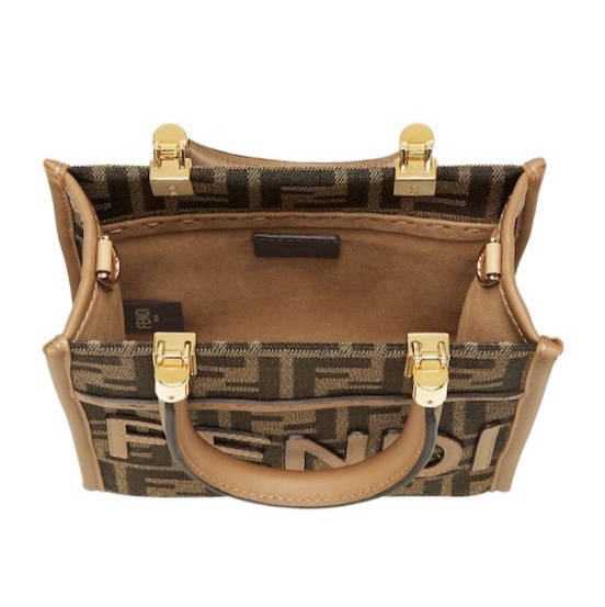 Fendi 女士 Sunshine迷你徽標單肩包均碼碼MINI、16.5cm*6cm*17.5cm-3