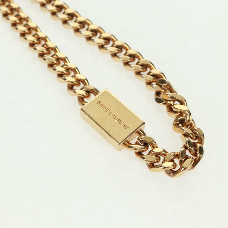 【日本直送】SAINT LAURENT 鏈條 Kate 單肩包 皮革 藍色 金色 正品 163093V-7