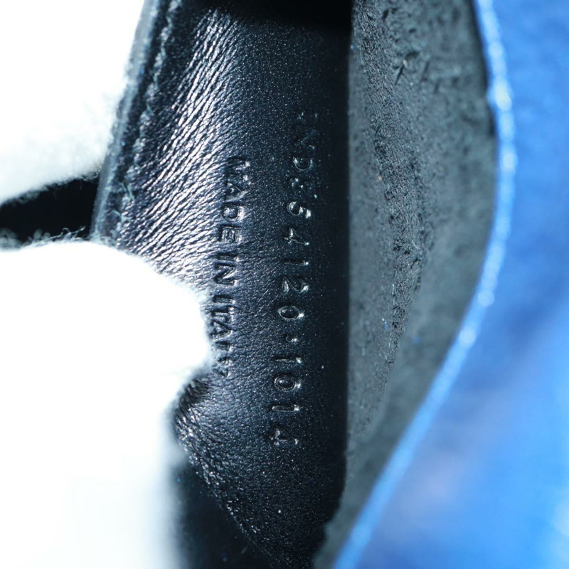 【日本直送】SAINT LAURENT 鏈條 Kate 單肩包 皮革 藍色 金色 正品 163093V-11