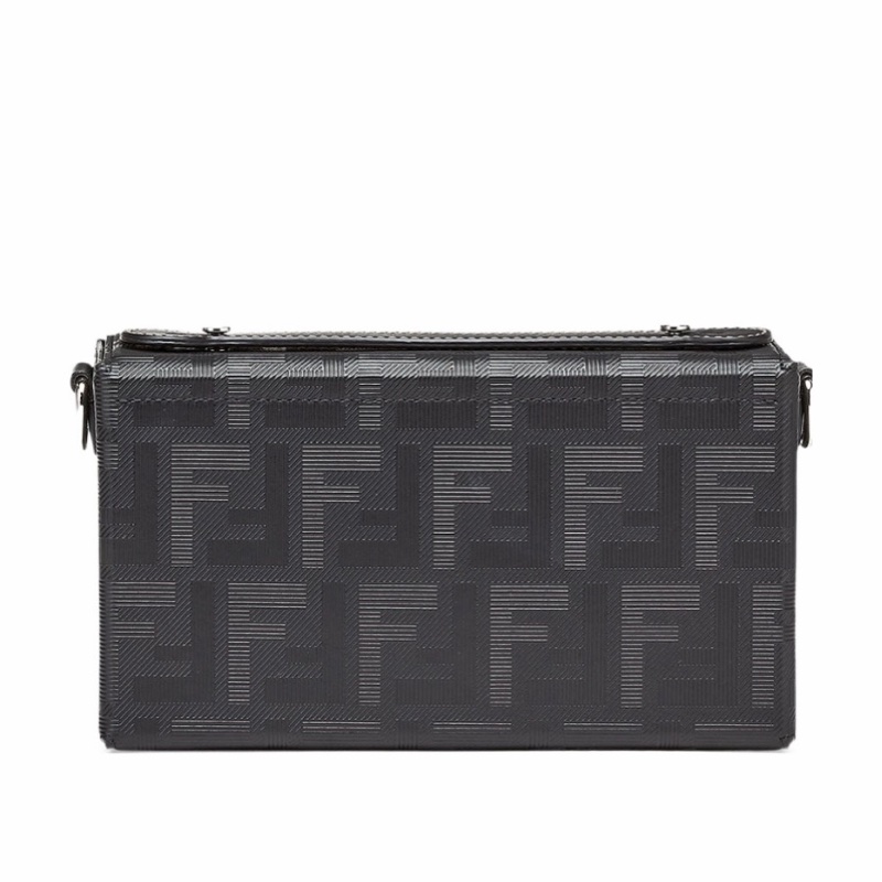 Fendi 男士 Baguette Soft Trunk徽標單肩包均碼碼常規、21.5cm*6.5cm*13cm-2