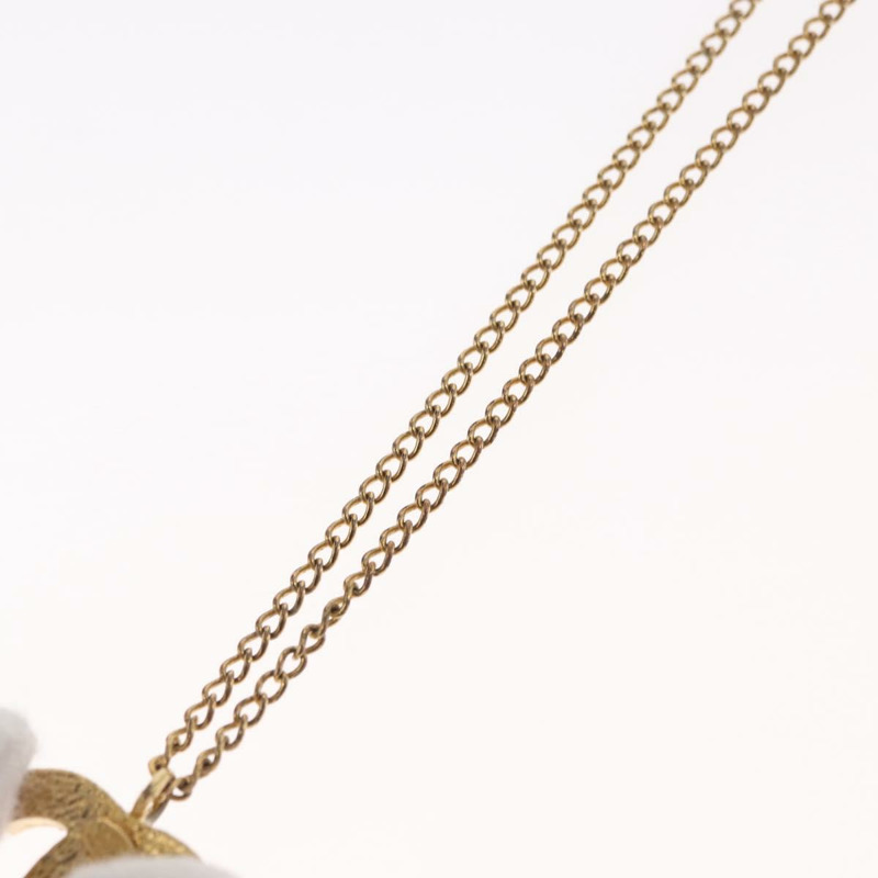 【日本直送】香奈兒 (CHANEL) 項鍊,金屬金色,雙C標誌,正品編號 157477-12