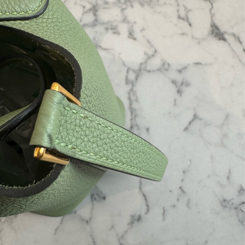 Hermes牛油果綠金釦picotin18 超好看超顯白-13