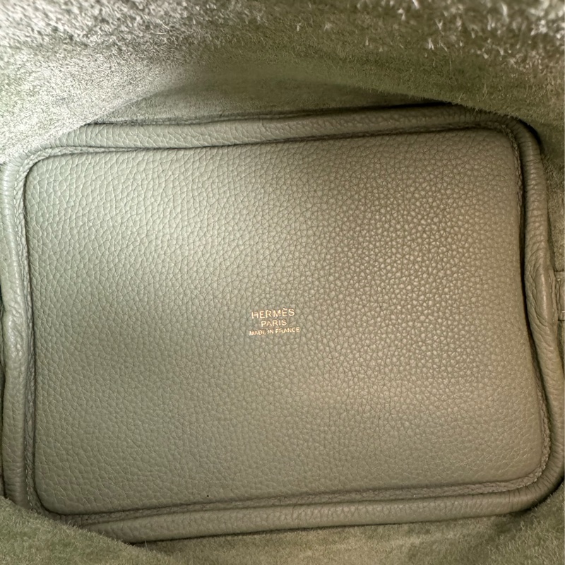 Hermes牛油果綠金釦picotin18 超好看超顯白-16