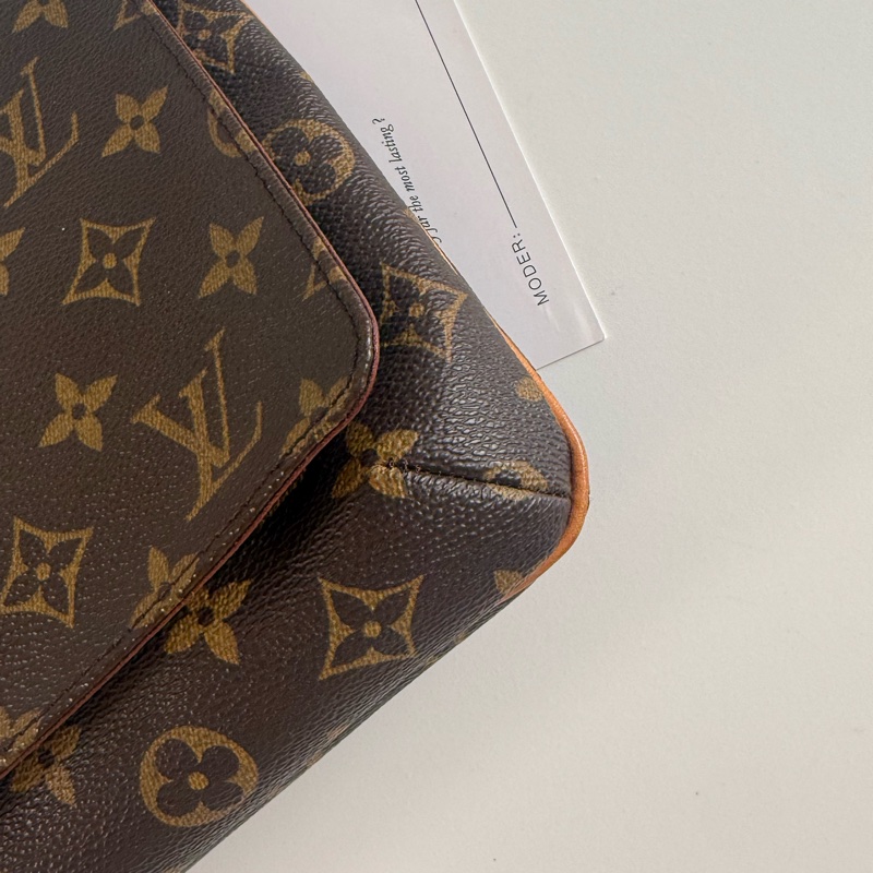 ✔️ LV Louis Vuitton 路易威登 MonogramM51257 橫式王菲包/肩背包-6