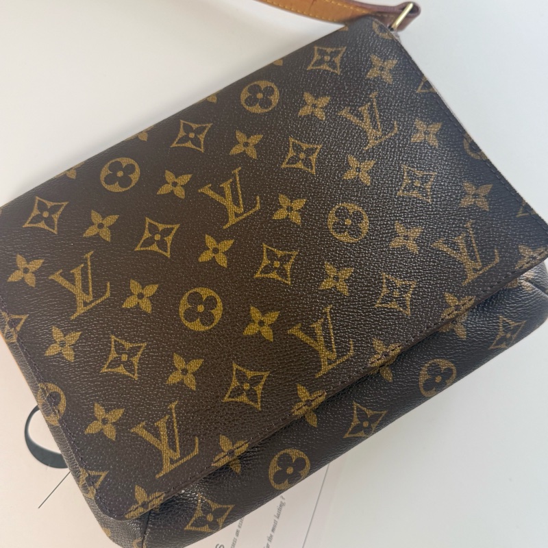 ✔️ LV Louis Vuitton 路易威登 MonogramM51257 橫式王菲包/肩背包-6