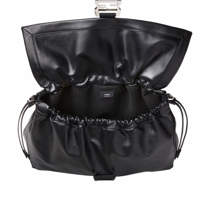 Fendi 男士 Fendi Flux Maxi 皮革斜挎包均碼碼45cm*20cm*23cm-3