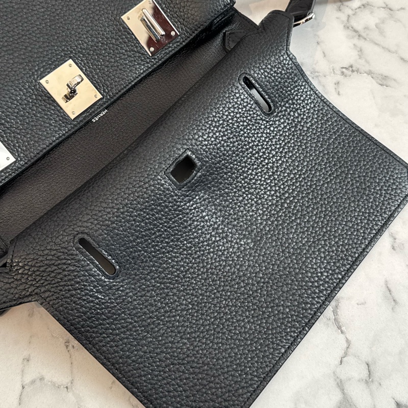 Hermes黑色銀釦吉普賽28 最顯年輕的配色✨-17