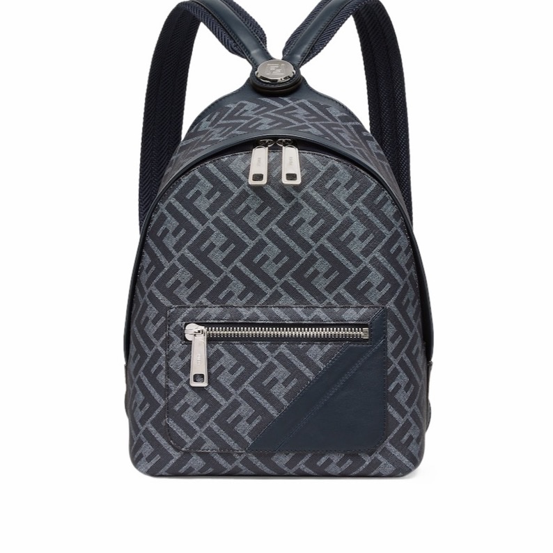 Fendi 男士 Chiodo 小號 雙肩包均碼碼小號、24cm*12cm*36cm-0