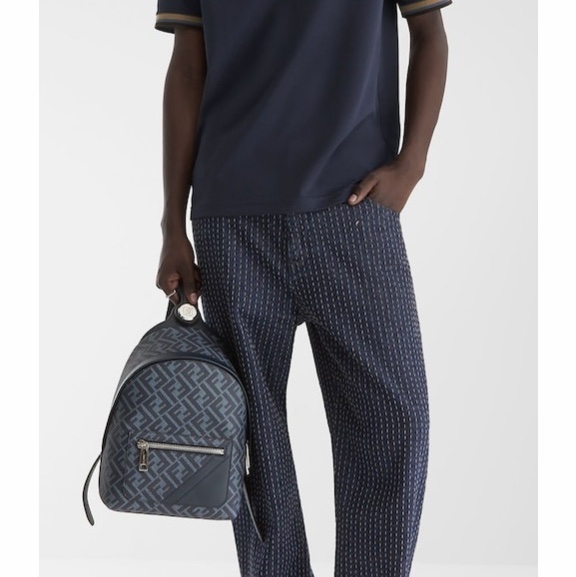 Fendi 男士 Chiodo 小號 雙肩包均碼碼小號、24cm*12cm*36cm-3