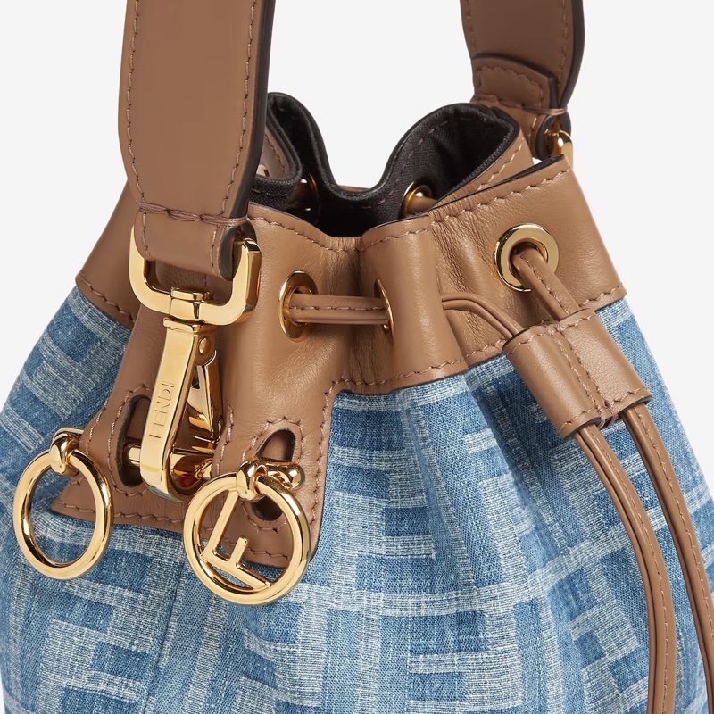 Fendi 女士 小號Mon Tresor水桶包均碼碼小號、12cm*14cm*18cm-4