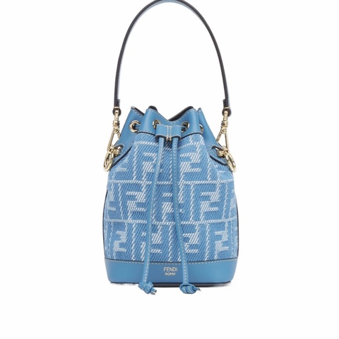 Fendi 女士 藍色牛仔效果迷你包均碼碼MINI、14cm*12cm*18cm