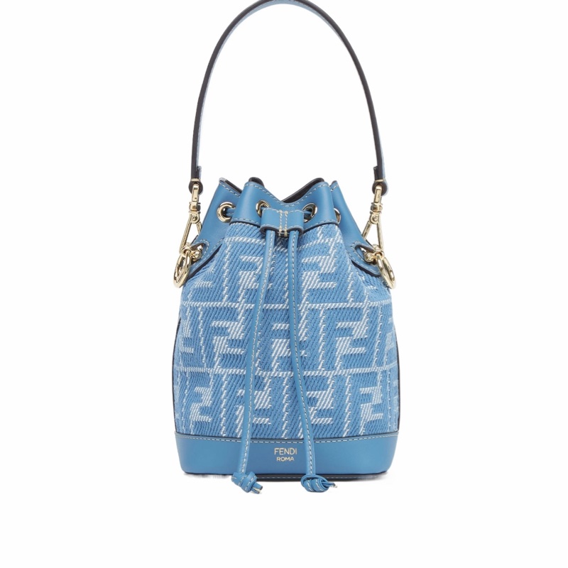 Fendi 女士 藍色牛仔效果迷你包均碼碼MINI、14cm*12cm*18cm-0