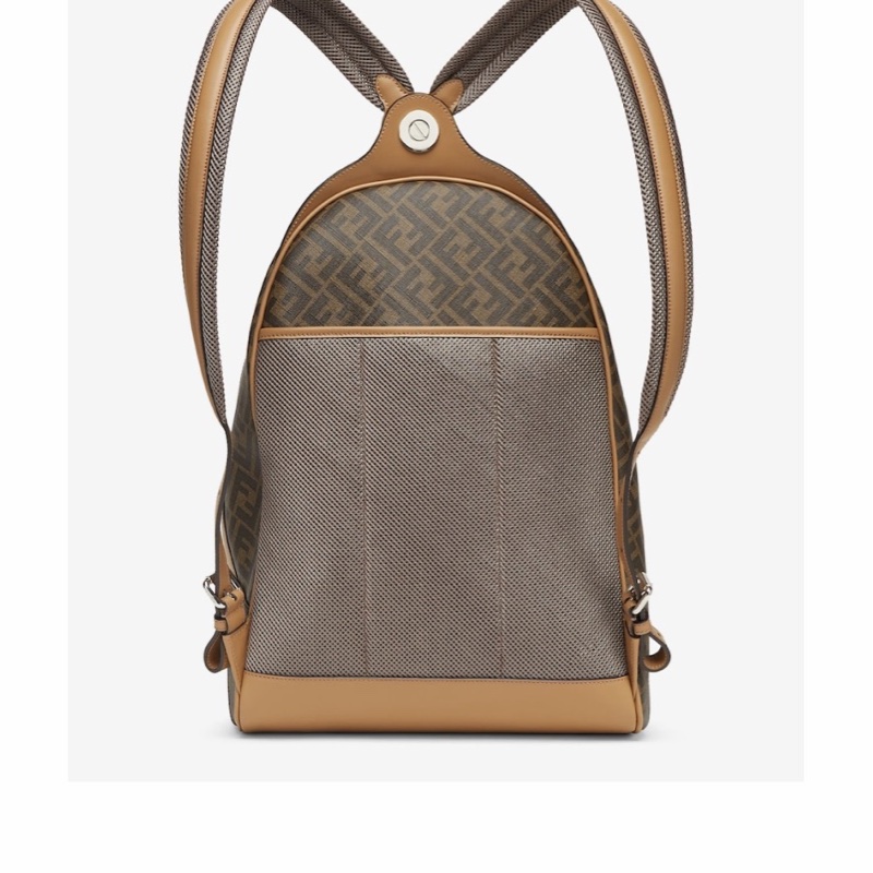 Fendi 男士 Chiodo Diagonal雙肩包均碼碼33cm*14cm*43cm-4