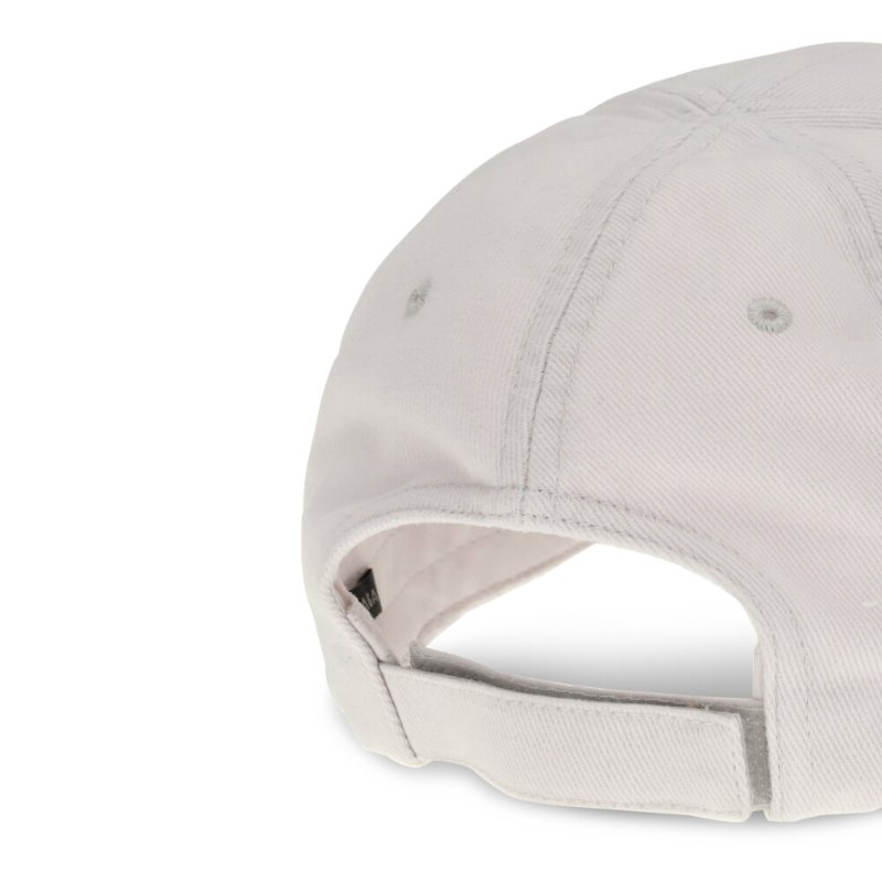 【Balenciaga 巴黎世家】Masking Tape Cap 仿舊 棒球帽 鴨舌帽 帽子 白色 858087410B29017-2