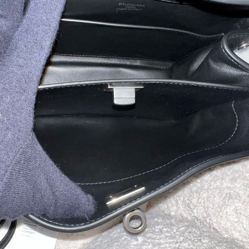 Balenciaga Rodeo 手提包 托特包(附背帶) - mini黑銀-15