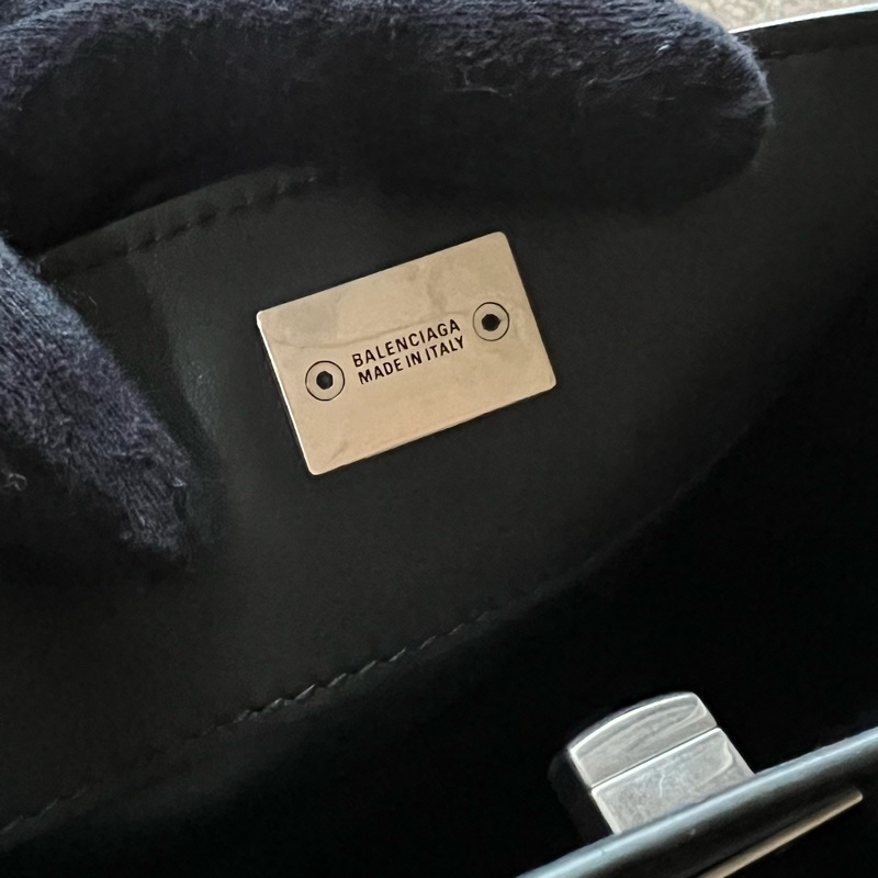 Balenciaga Rodeo 手提包 托特包(附背帶) - mini黑銀-19