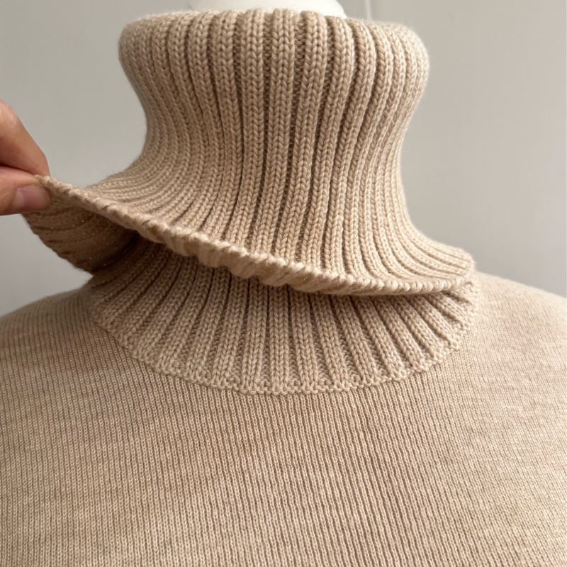 《新歡舊愛》正品CHANEL香奈兒超高領背心毛衣M~L-4