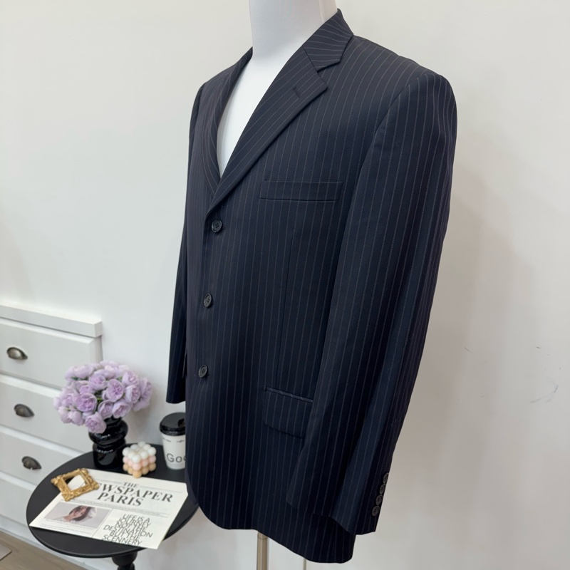 Givenchy 條紋西裝外套 中古 vintage-3