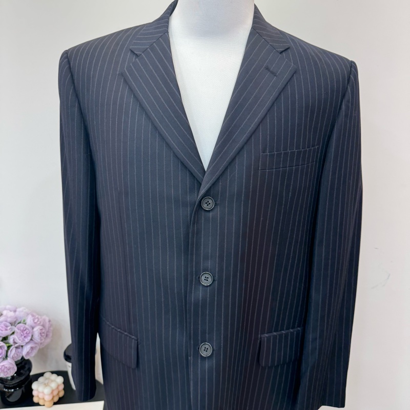 Givenchy 條紋西裝外套 中古 vintage-5